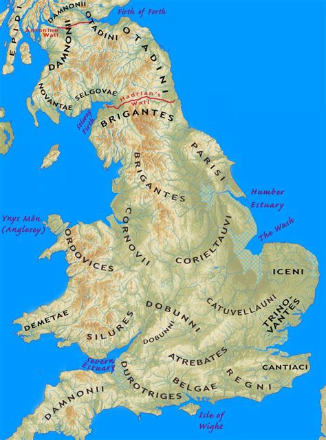 Iron Age Tribes of Southern Britain – Interactive Map | Map of britain ...