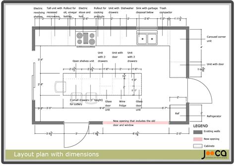 Spectacular Kitchen Layout Dimensions Crosley Furniture | Ajax ...