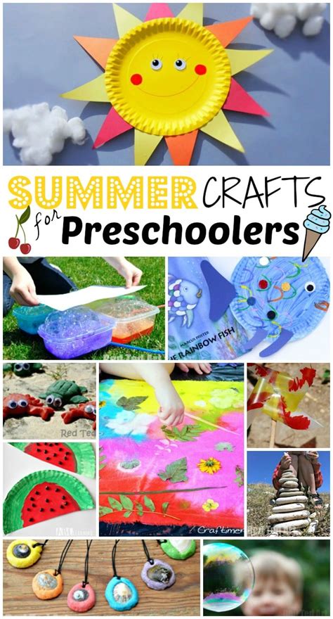 Summer Crafts for Preschoolers - Red Ted Art's Blog