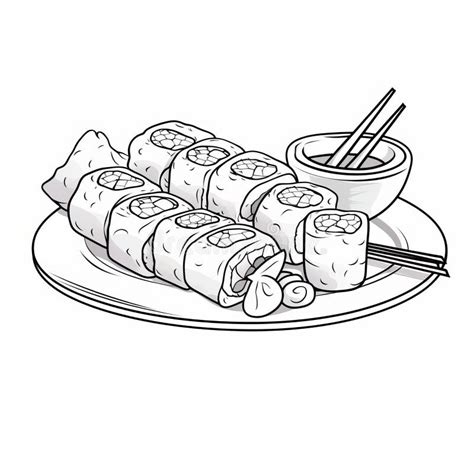 Sushi Inspired Stock Illustrations – 165 Sushi Inspired Stock ...