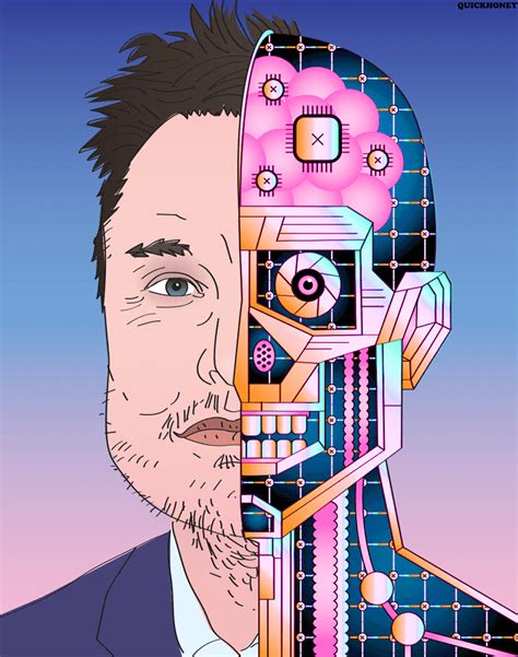 Elon Musk X Cyborg | QuickHoney