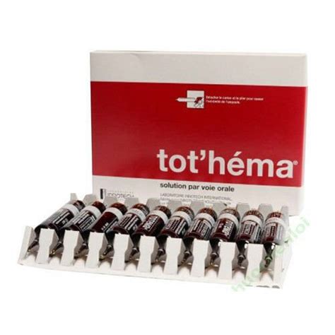 Tot'hema Ferro Liquid Iron Manganese Cuprum Ampules 20 x 10ml (Tothema)