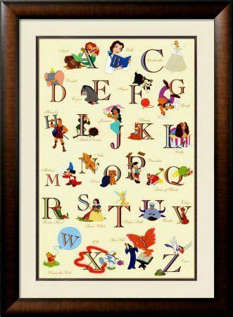 ZGallerie Nursery Art for under $20 | Disney alphabet, Disney art, Disney nursery