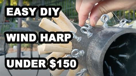 Aeolian Harp / Wind Harp - How To Make A Outdoor Version | DIY Under $150 - YouTube