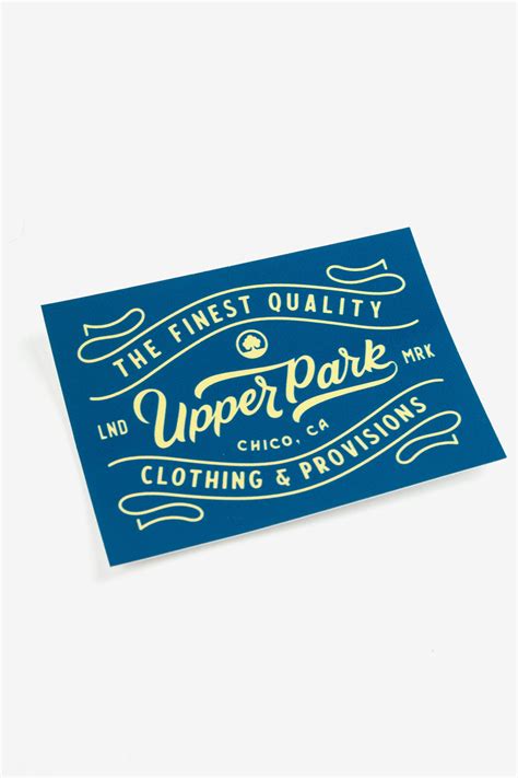 Pro Label Sticker - Teal – Upper Park