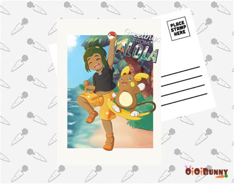 Welcome to Alola! – Postcard – OiOiBunny