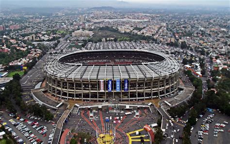 Download wallpapers Estadio Azteca, Mexico City, Tlalpan, Aztec Stadium, Club America Stadium ...