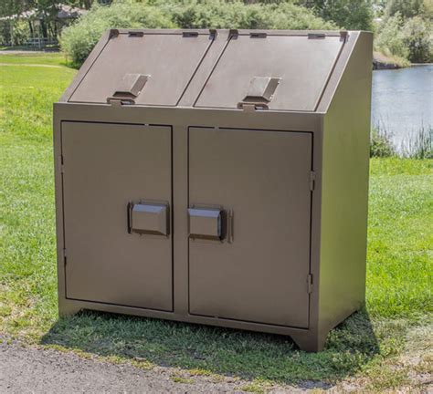 64 Gallon Bear Proof Trash Can Receptacle - Animal Proof – Sealcoating.com