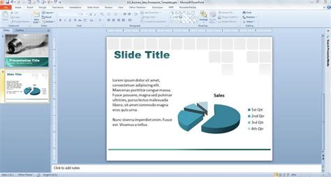 Free Business Idea PowerPoint Template - Free PowerPoint Templates - SlideHunter.com