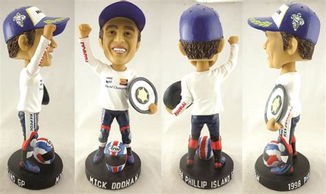 Mick Doohan 1998 Bobble Head - Autographed Collectables