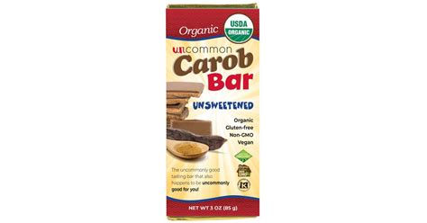 @@Uncommon Carob Carob Bar, Pure Unsweetened, Organic - Azure Standard