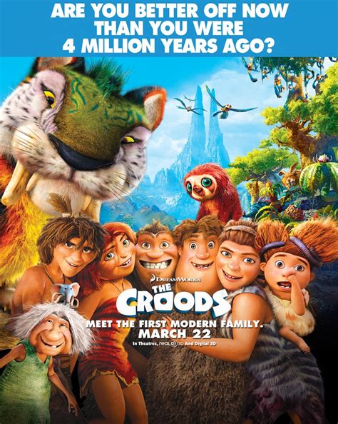 Colourful new poster for DreamWorks Animation’s The Croods - Scannain