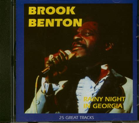 Brook Benton CD: Rainy Night In Georgia (CD) - Bear Family Records