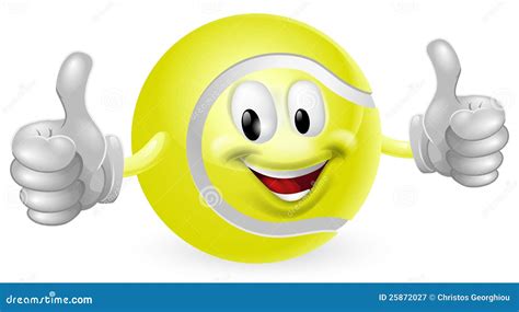 Tennis Ball Mascot Royalty Free Stock Photography - Image: 25872027