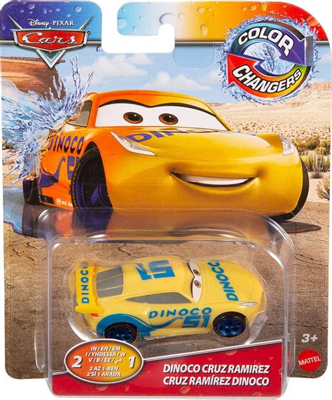 Mattel Disney Pixar Cars Color Changers Dinoco Cruz Ramirez - Walmart.com - Walmart.com