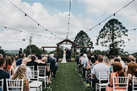 Maleny Rustic White Wedding - Flaxton Gardens - Flaxton Gardens