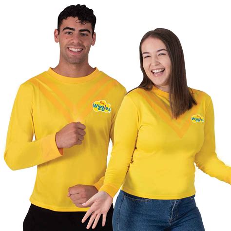 Yellow Wiggle Costume Top (The Wiggles) - Adult