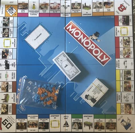 Friends Monopoly board game- this is the gameboard since a lot of you ...