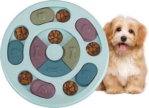 Dog Puzzle Feeder Toy - Treat Dispensing Dogs Slow Feeder Advanced Slow ...