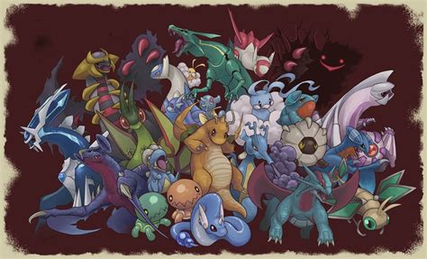 Dragon Types (Pre-Gen 5) : pokemon