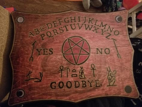 Handmade Spirit Board : r/DemonolatryPractices