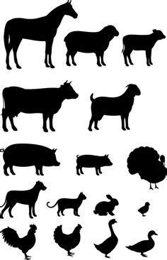 Image result for farm animal stencils free | Animal stencil, Animal silhouette, Silhouette art