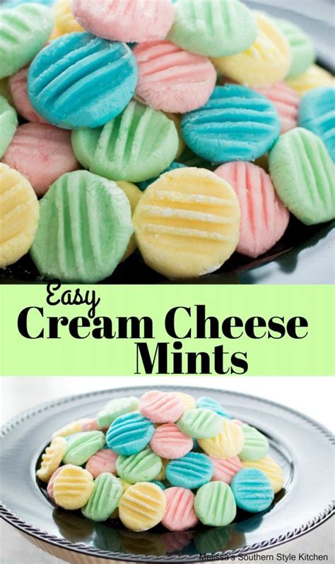 Easy Cream Cheese Mints - melissassouthernstylekitchen.com