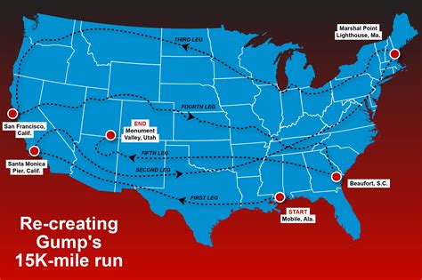 How one man re-created 15,000-mile 'Forrest Gump' run