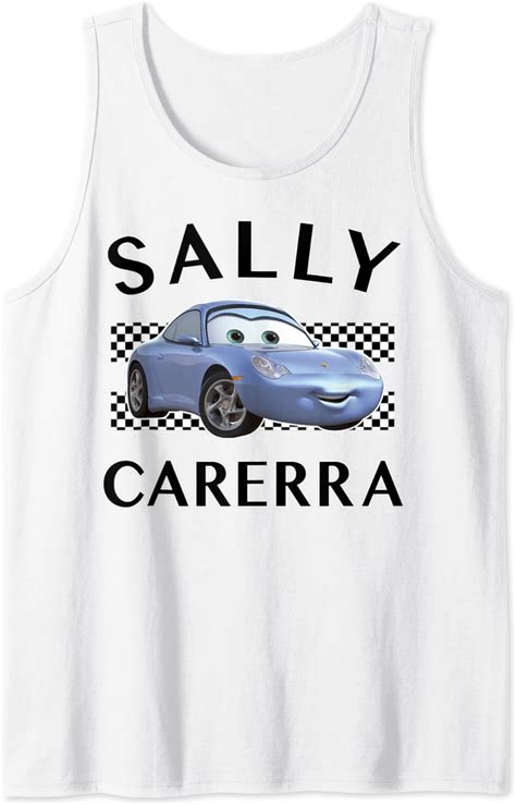 Amazon.com: Disney Pixar Cars Sally Carerra Finish Tank Top : Clothing ...