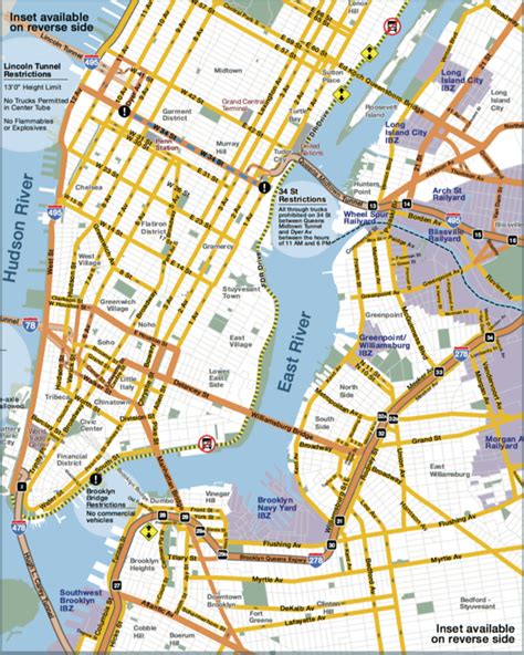 Nyc Truck Route Map - Agnese Latashia