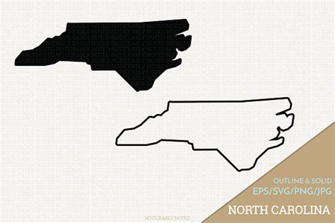 North Carolina Outline Vector at GetDrawings | Free download