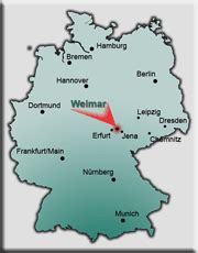 Weimar Germany Map