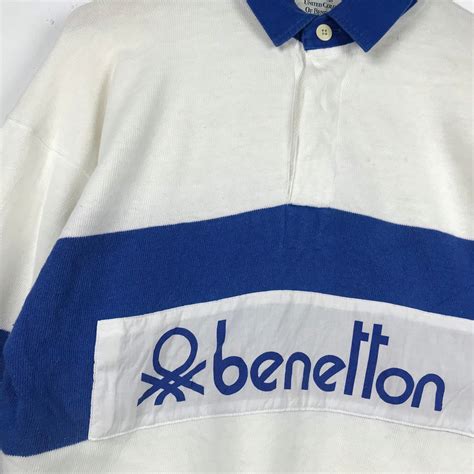 RARE Vintage Benetton Rugby Shirt Vintage 80s Benetton Made | Etsy