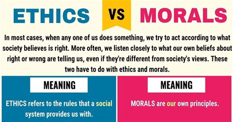 Pin by Amani on Values | Moral ethics, Ethics, Morals