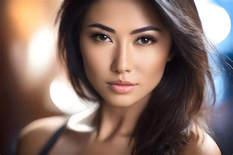 Premium AI Image | Exotic beauty South east Asian woman