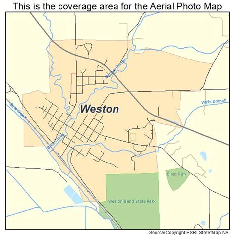 Aerial Photography Map of Weston, MO Missouri