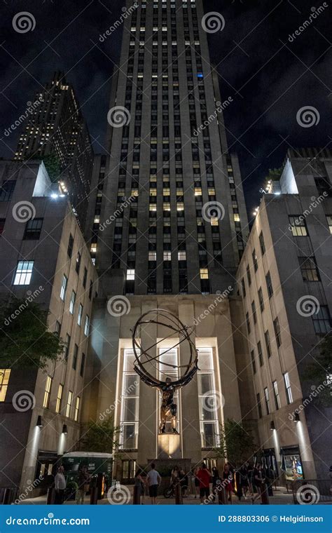 Rockefeller Center Art Deco Architecture at NYC Editorial Photo - Image of architecture ...