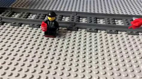 LEGO Train Crash - YouTube