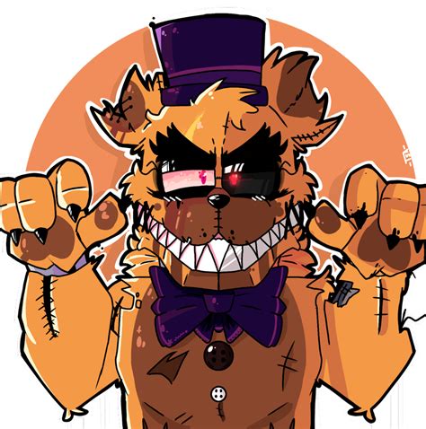 Spoops - Nightmare Fredbear by TheSupArtist on DeviantArt Wolf Background, Fnaf Comics, Anime ...