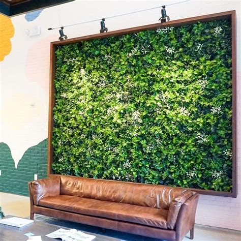 Faux Plant 3'x3' Wall Panels | Artificial green wall, Artificial grass wall, Plant wall decor