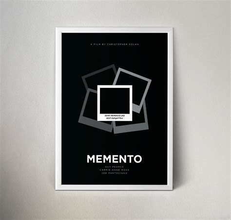 Memento movie poster print movie prints movie art movie | Etsy