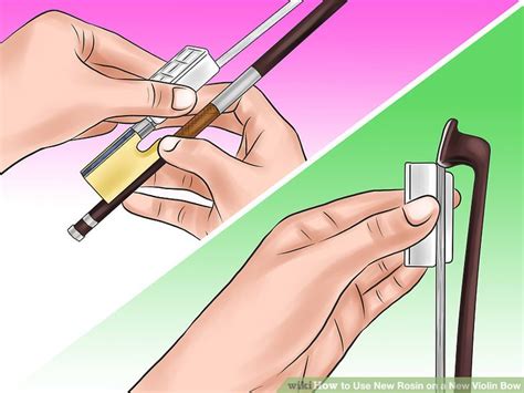 3 Ways to Use New Rosin on a New Violin Bow - wikiHow