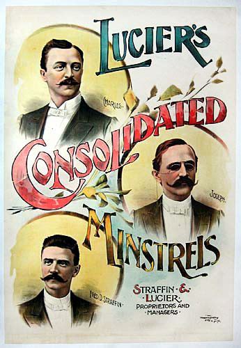 Antique Minstrel Show US Poster | Sale poster, Vintage advertisements ...