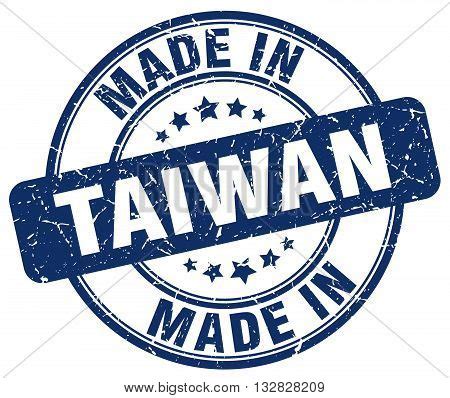 Made Taiwan Blue Vector & Photo (Free Trial) | Bigstock