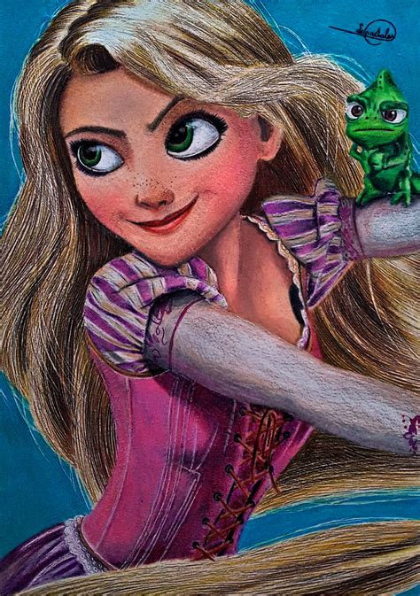 Rapunzel (Tangled) by LuanSalesArtes on DeviantArt