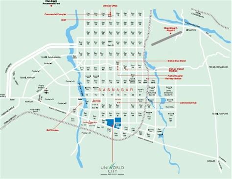 Map Of Mohali | Color 2018