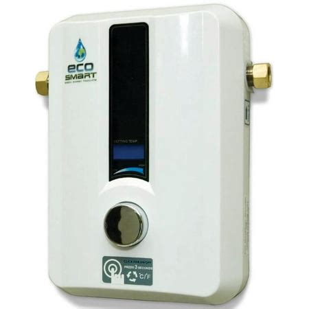 Ecosmart ECO 8 Tankless Electric Water Heater, 0.25 gpm, 8 kW, 240 V, 33 A, 50/60 Hz, 1 Phase ...