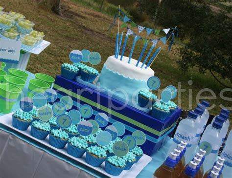 Pool Party / Birthday "7th Birthday - Make a Splash with Zack!" | Catch ...