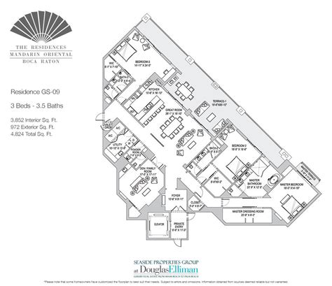 The Residences at Mandarin Oriental Floor Plans, Luxury Condos in Boca ...