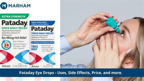 Pataday Eye Drops: Uses, Side Effects & Price in Pakistan | Marham